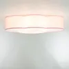 Deckenlampe Kinderzimmer 2x E27 Rosa Stoff Wolkenlampe Produktbild-Vorschau 3