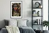 MuchoWow® MuchoWow® Gerahmtes Poster Frau - Blumen - Farbe Produktbild-Vorschau 2