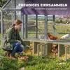 PawHut Hühnerstall 4㎡ Freilaufgehege Holz mit wetterfestem Produktbild-Vorschau 7