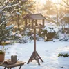Relaxdays Vogelfutterhaus mit Ständer, Futtersilo, Garten & Produktbild-Vorschau 5