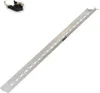 A single aluminum ramp and a black strap are shown against a white background. Produktbild-Vorschau