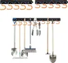Relaxdays Gartengerätehalter Wand, 10 Haken, Geräte Produktbild-Vorschau 1