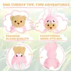 BRUBIES Teddy Hase - 25 cm Teddybär im Hasenkostüm mit Produktbild-Vorschau 3