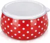 Orion | Bol en émail - Rouge - 600 Ml - Récipient de Voir les images du produit 1