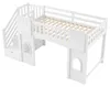 Hoogslaper 90 x 200 cm met opbergruimte in de trap, 3 Productafbeelding-voorbeeld 14