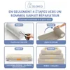 Lit orthopédique pour chien ELONEO, taille S - Crème Voir les images du produit 7