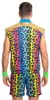 Neon Leo-Look für Männer Größe: XL Produktbild-Vorschau 2