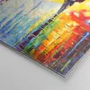 Bilder auf glas - Park Straße Regen - 50x50cm - Glasbilder Produktbild-Vorschau 5