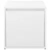vidaXL Cassettiera bianca 40,5x40x40 cm in materiale Anteprima dell’immagine prodotto 6