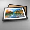 Gerahmtes Poster - Schwarzer Rahmen - Landschaft Berge Produktbild-Vorschau 3
