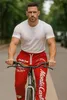 Herren Jogginghose | Monte Carlo 592  Rot/Weiss L Produktbild-Vorschau 8