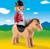 PLAYMOBIL 6973 Reiterin mit Pferd 1.2.3 Produktbild-Vorschau 1