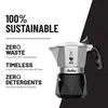 Bialetti Brikka, Mokka-Kanne, 0,1 l, Schwarz, Edelstahl, Produktbild-Vorschau 12