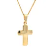 Gold Anhänger Kreuz mit Goldkette massiv 585 - 14 Karat Produktbild-Vorschau 3