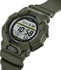 A close-up studio shot of a green Casio G-Shock watch against a white background. Produktbild-Vorschau