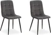 Homestyle4u 2327, Polsterstühle Samt 2er Set Produktbild-Vorschau 1