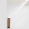 Sockelleiste MDF 10 x 40 Weiß RAL 9016 Foliert Fußleiste Produktbild-Vorschau 1
