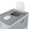 Bac à litière avec lumière UV Bac à litière fermé avec Voir les images du produit 8