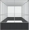 Voliera con estensione argento 625x207x212 cm acciaio Anteprima dell’immagine prodotto 4