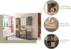 Xonox.Home Mason Waschbecken Unterschrank in Nox Oak / Grau Produktbild-Vorschau 11