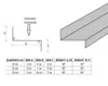 Diagrams and a table showing dimensions and angles for cutting and assembling a profile. Produktbild-Vorschau