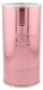 Zylindrische, roséfarbene Metalldose von Jean Paul Gaultier Classique mit geprägtem Logo und goldener Aufschrift „Eau de Parfum“. Náhľad obrázku produktu