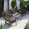 Lounge-Set Sitzgarnitur Garten-Lounge Olary 4-teilig Produktbild-Vorschau 7