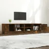 The Living Store TV-Schränke 2 Stk. Räuchereiche 80x35x36,5 Produktbild-Vorschau 3
