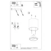 Deckenleuchte TIUBE schwarz 1xGU10/ES111 10W Aluminium Produktbild-Vorschau 6