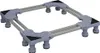 vidaXL Waschmaschinensockel Grau 67 x 67 x 12 cm Edelstahl Produktbild-Vorschau 1