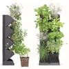 Two vertical planters filled with various herbs and strawberries, displayed against a white background. Náhled obrázku produktu