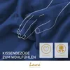 Lavea® 2er Set Kissenbezug 40x80 cm, 100% Baumwolle Jersey, Produktbild-Vorschau 6
