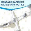 HOMCOM Siège de Douche réglable en Hauteur Tabouret de Voir les images du produit 8
