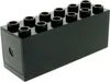 A black LEGO brick is shown against a white background. Produktbild-Vorschau