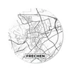 MuchoWow® Mauspad Mousepad Karte - Frechen - Stadtplan - Produktbild-Vorschau 1