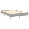 Bettgestell ohne Matratze Hellgrau 120x190 cm Stoff Produktbild-Vorschau 1