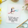 Mr. & Mrs. Panda Postkarte Feuerwehrfrau Herz - Weiß - Produktbild-Vorschau 2