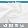 A close-up of white fabric with icons and text indicating product features. Náhled obrázku produktu