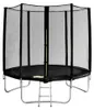 SixJump 2,45 M Gartentrampolin Schwarz TS245/1929 Produktbild-Vorschau 1