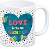 Kaffeebecher mit Spruch: Love has no gender Kaffeetasse Produktbild-Vorschau 1