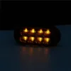 2x LED Seitenblinker Schwarz für Seat Leon Ibiza Cordoba Ford Focus Fiesta C-Max – Produktansicht 4 Productafbeelding-voorbeeld