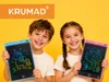 KRUMAD LCD Schreibtafel Kinder 2er Set 8 Zoll, Maltafel mit Produktbild-Vorschau 2