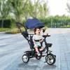 tricycle 4 en 1 pour bébé Tricycle enfant guidon vélo bébé Voir les images du produit 1
