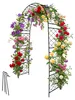 Relaxdays Rosenbogen Metall, Torbogen Garten, HBT: 240 x Produktbild-Vorschau 1