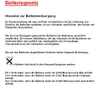 Text explaining battery disposal laws and symbols. Produktbild-Vorschau