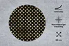 MuchoWow® Mauspad Mousepad Muster - Sterne - Gold 30x30 cm Produktbild-Vorschau 2