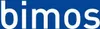 The image shows the word "bimos" in large white letters on a blue background. This is likely a logo or brand name. Voir les images du produit