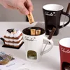 Hrnček na čokoládové fondue, keramický ohrievač masla, Náhľad obrázku produktu 7