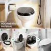 Toilettendeckel O Form WC-Sitze, Holzklobrille Marmor Produktbild-Vorschau 13