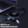 8 in 1 USB-Hub LCD Display Typ-C Dockingstation USB 3.1 Produktbild-Vorschau 4